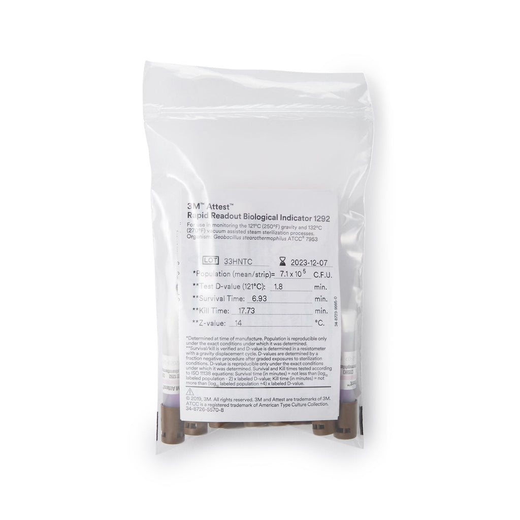 3M™ Attest™ Rapid 5 Steam-Plus Sterilization Biological Indicator Pack 41382