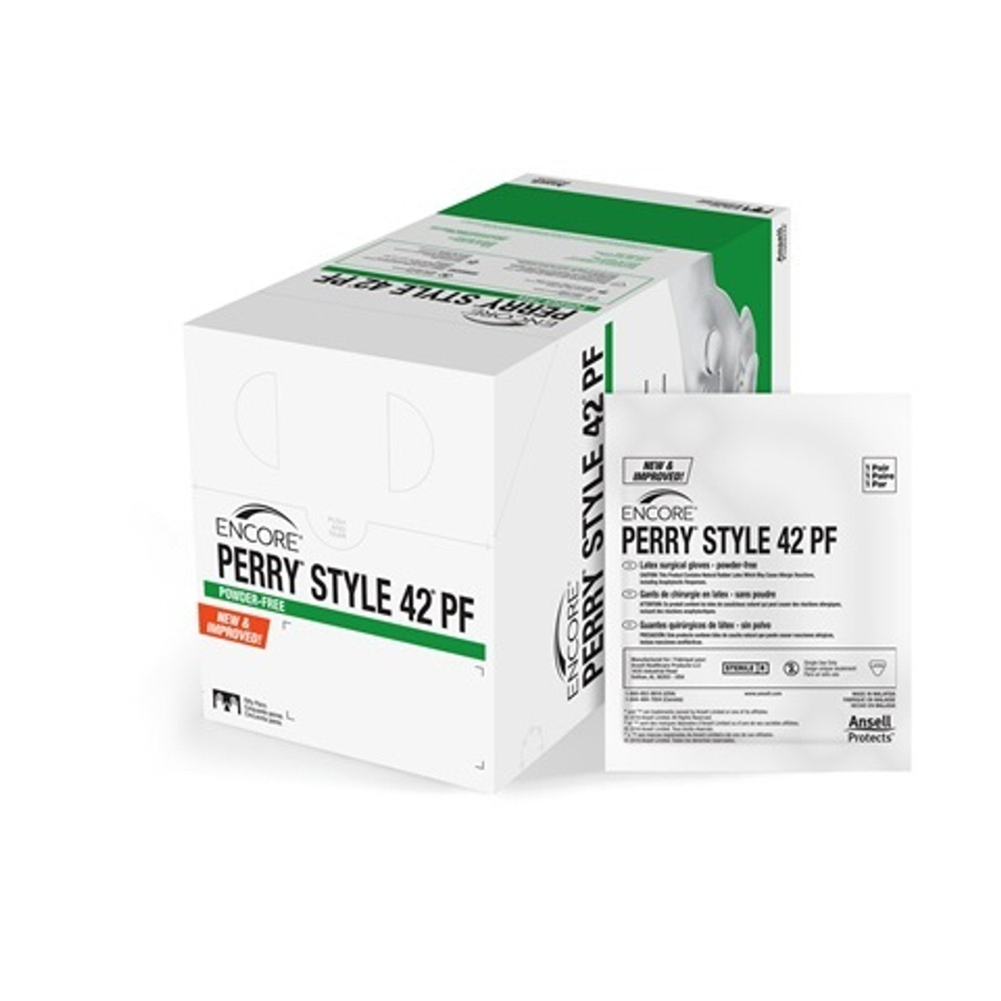 Encore® Perry® Style 42® PF Latex Surgical Glove, Size 6.5, Natural 5711102PF