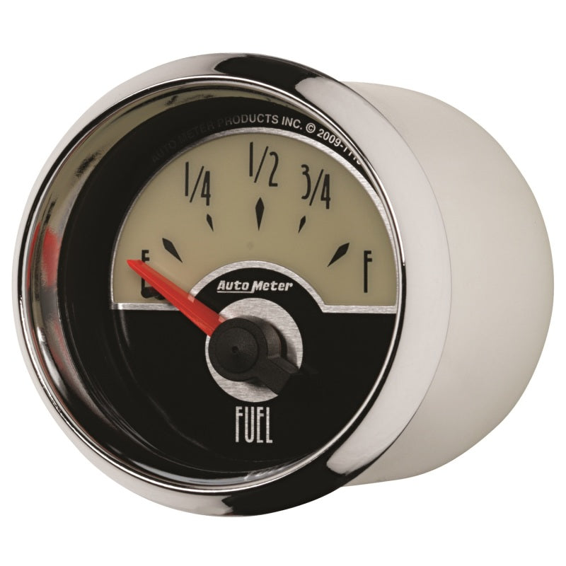 AutoMeter Gauge Fuel Level 2-1/16in. 0 Ohm(e) to 90 Ohm(f) Elec Cruiser 1113