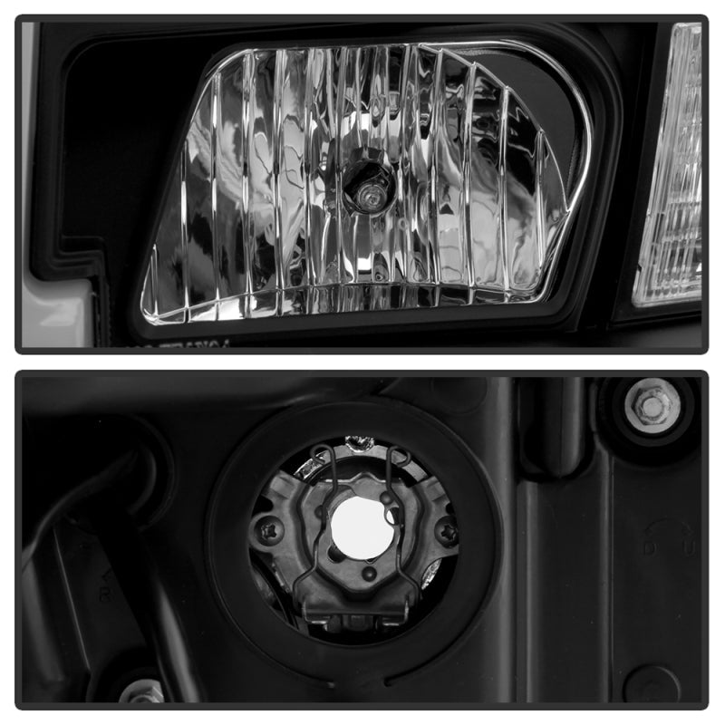 SPYDER 04-15 Nissan Titan High-Power LED Module Equipped Headlights - Black (PRO-YD-NTI04PL-BK) 5088406