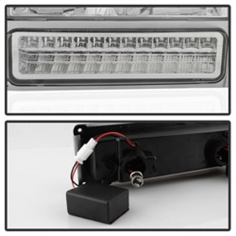 SPYDER Xtune 92-94 Blazer Full Size Corner/LED Bumper Headlights Chrome HD-JH-CCK88-LED-AM-C-SET 5069559