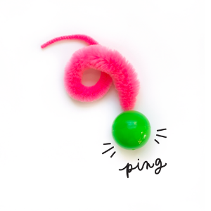 🐱🎾 Wiggly Pings Cat Toys – Jingle Balls with Wiggling Tails