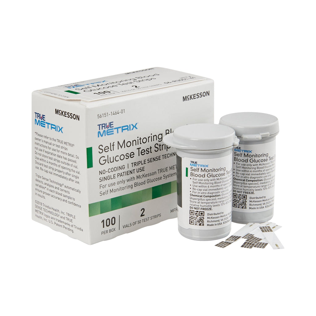 McKesson TRUE METRIX® Blood Glucose Test Strips 06-R3051-41