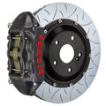 Brembo 06-12 325i (Excl. xDrive) Rear GTS BBK 4 Piston Cast 345x28 2pc Rotor Slotted Type3-Black HA 2P3.8041AS