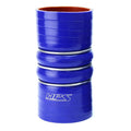 HPS Performance Products HPS 2-1/2" ID, 6" Length, Silicone Charge Air Cooler CAC Hose Double Hump Coupler Bellow Cold Side, High Temp 4-ply Reinforced, 63mm ID