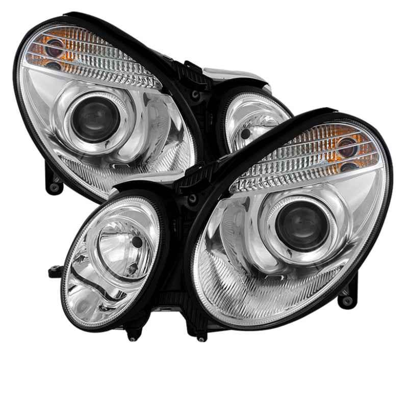 SPYDER Mercedes Benz E-Class 07-09 Projector Headlights Halogen Model Only- Chrm PRO-YD-MBW21107-C 5042200
