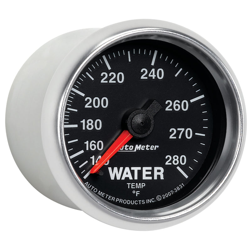 AutoMeter Gauge Water Temp 2-1/16in. 140-280 Deg. F Mechanical Gs 3831