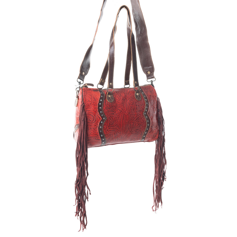 Candy Frills Leather & Hairon Bag - PhishStones Products