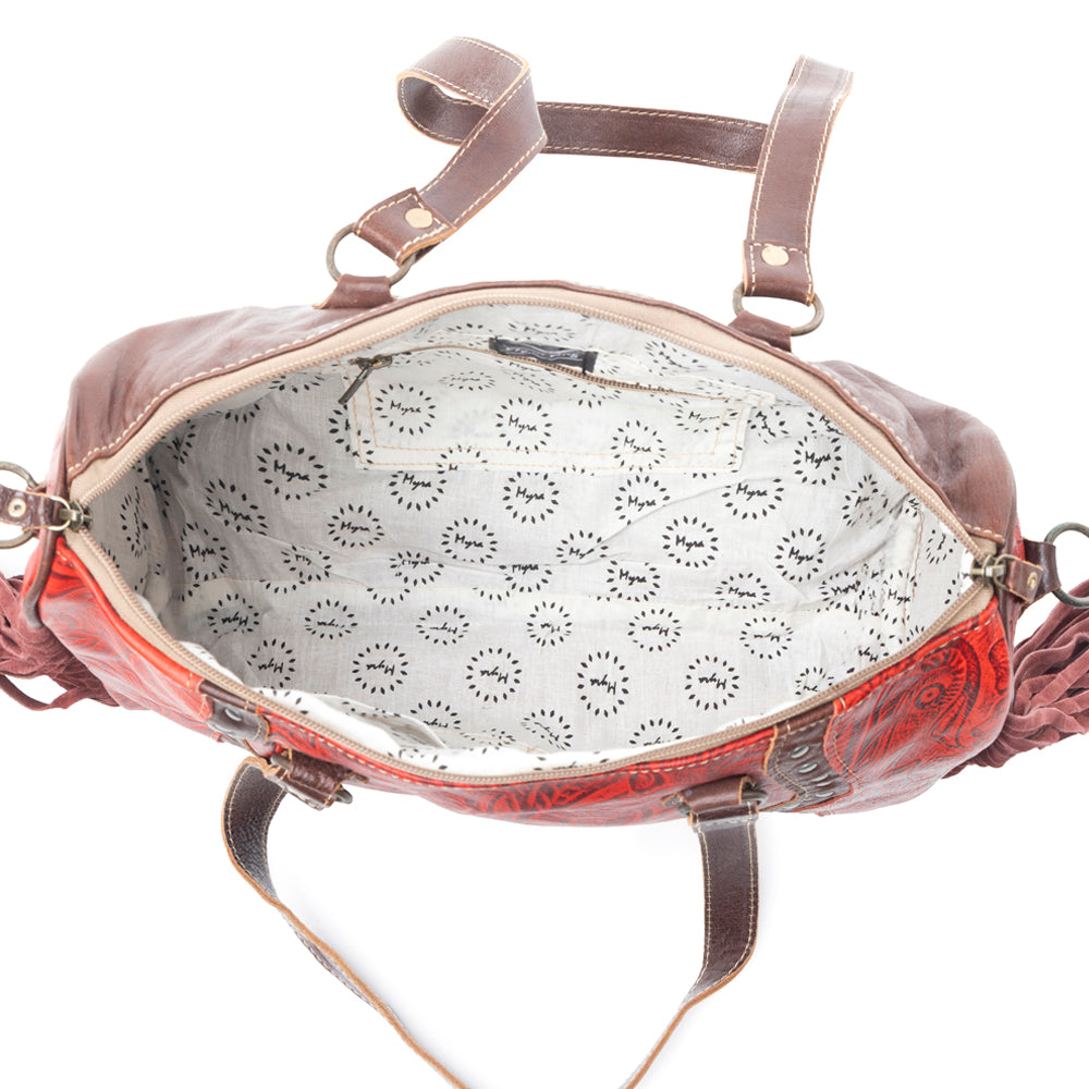Candy Frills Leather & Hairon Bag - PhishStones Products