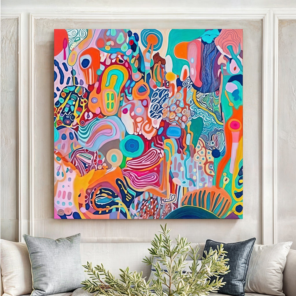 Canvas Print: "Kaleidoscopic Voyage II" - PhishStones Products