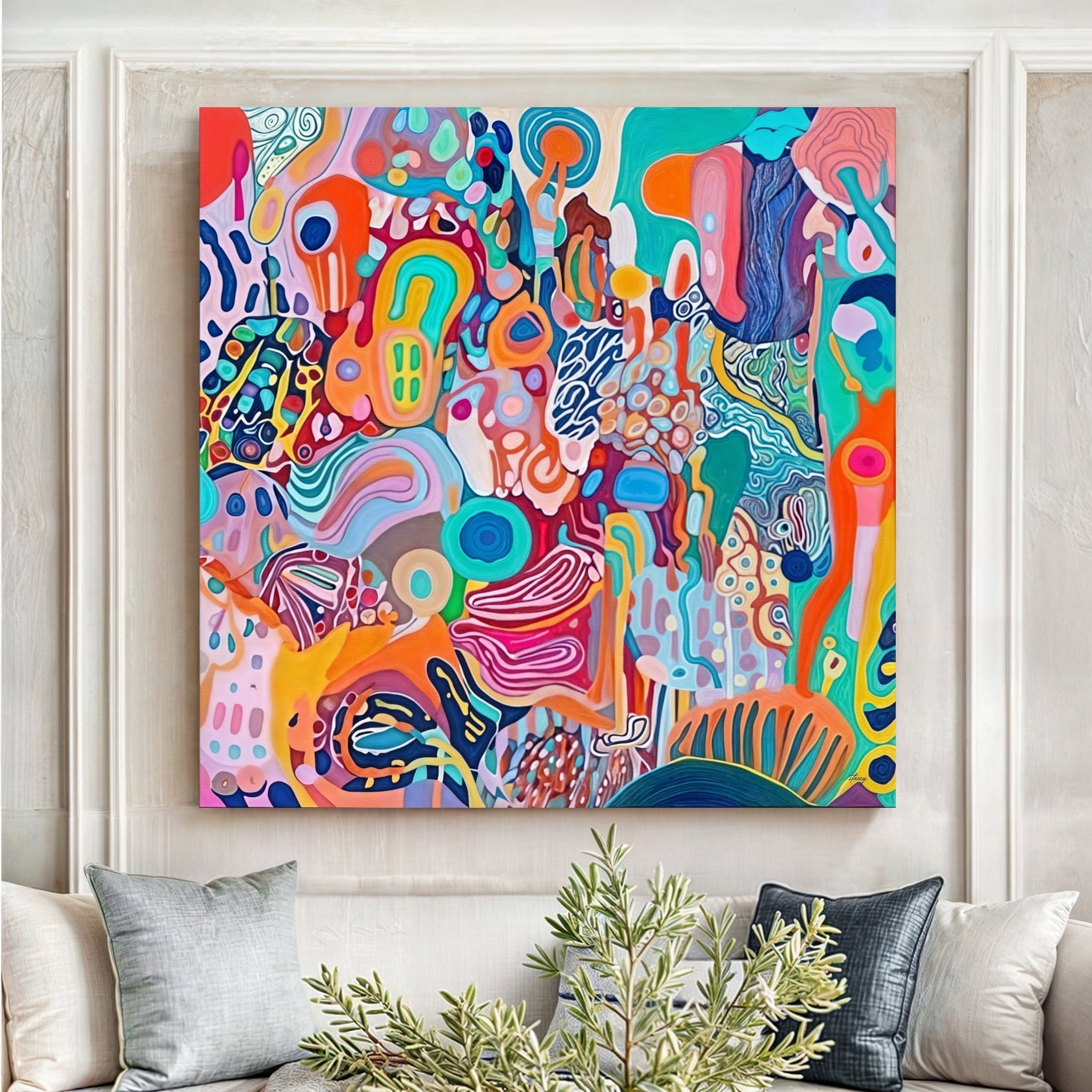 Canvas Print: "Kaleidoscopic Voyage II" - PhishStones Products