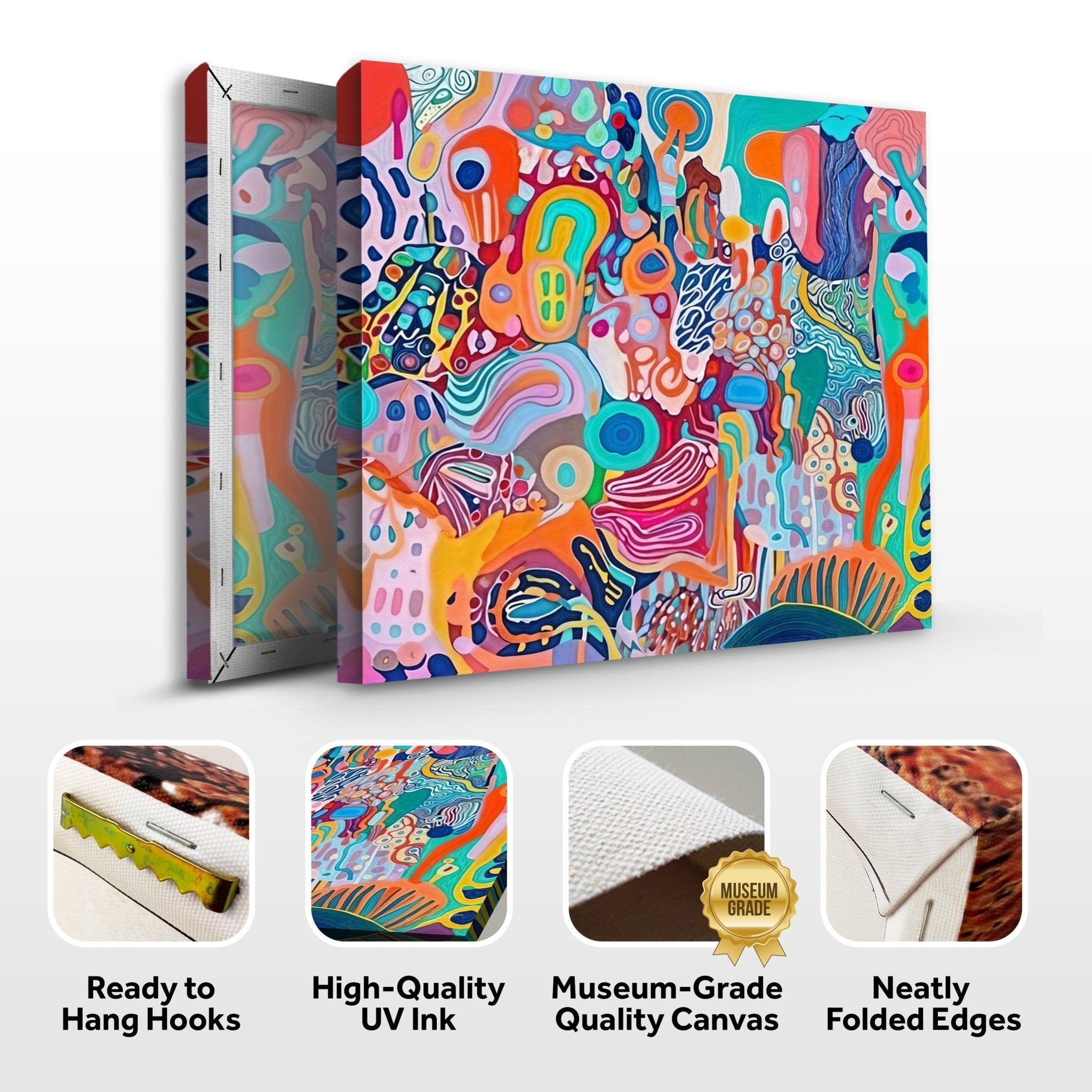 Canvas Print: "Kaleidoscopic Voyage II" - PhishStones Products