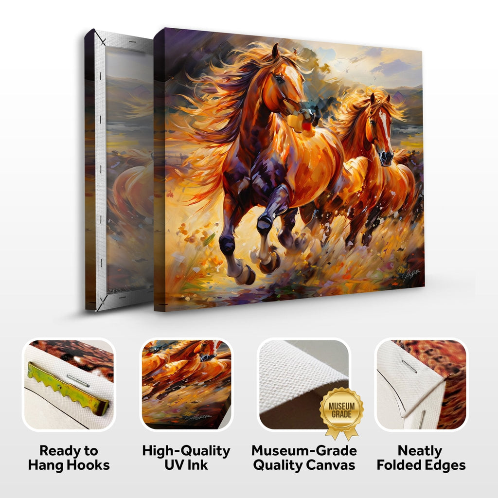 Canvas Print: "Majestic Gallop" - PhishStones Products