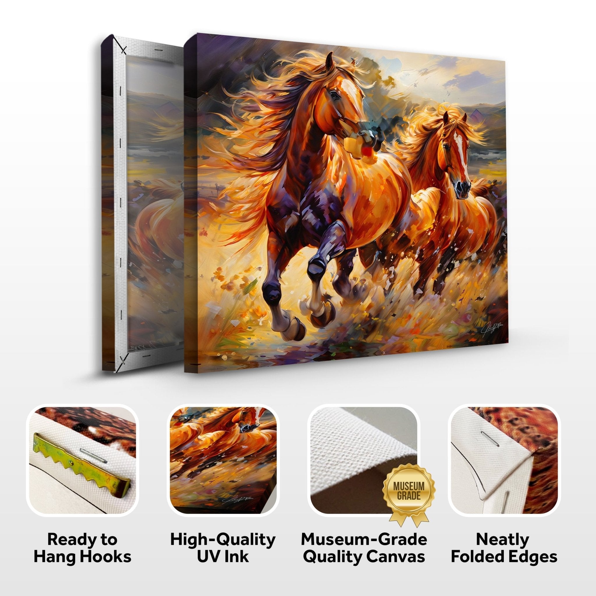 Canvas Print: "Majestic Gallop" - PhishStones Products