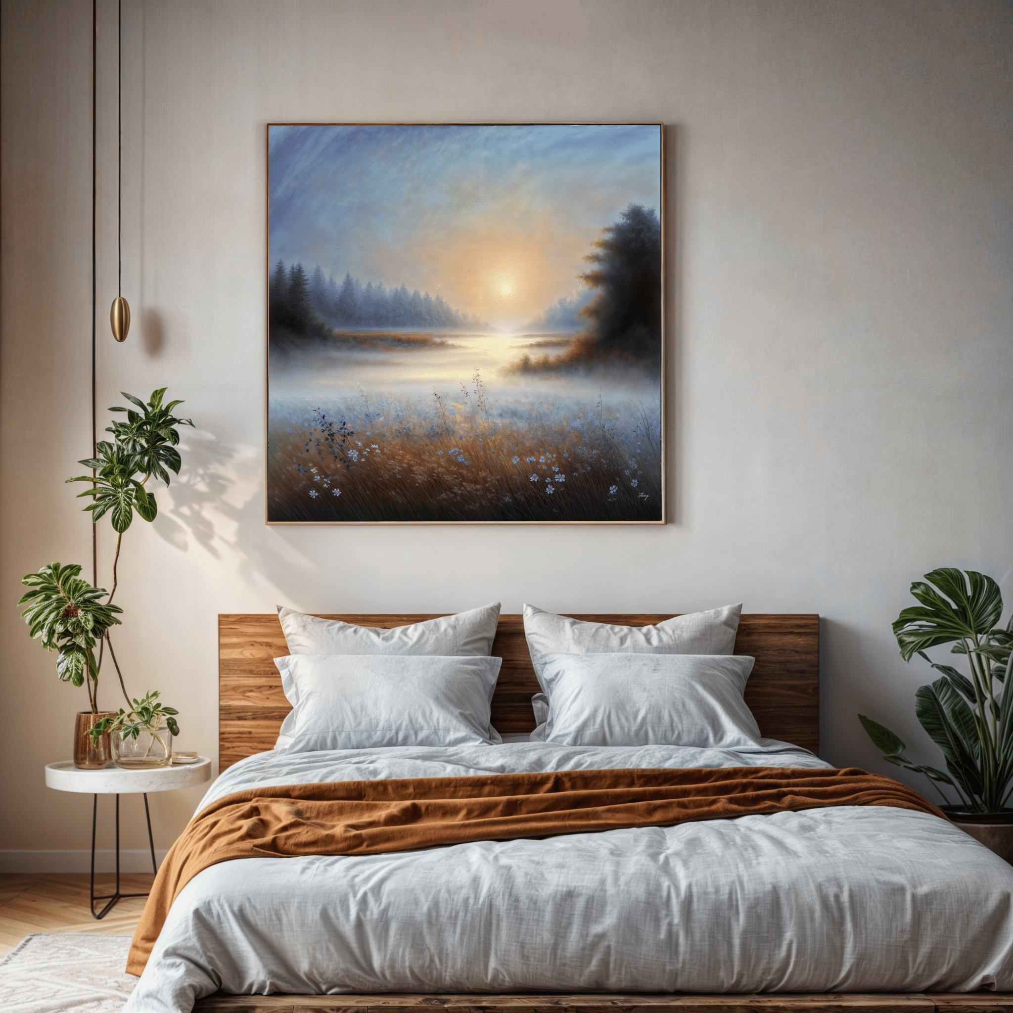Canvas Print: Misty Serenade - PhishStones Products
