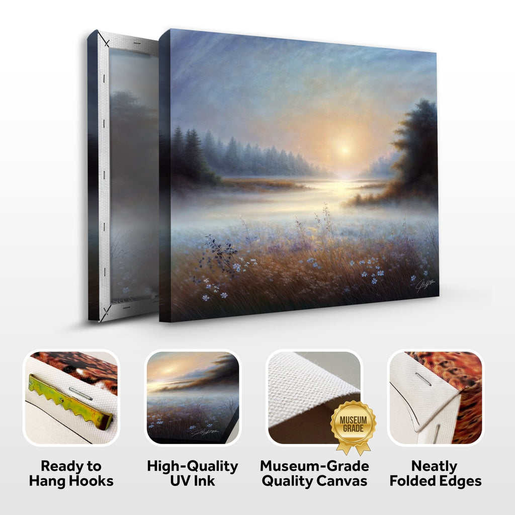 Canvas Print: Misty Serenade - PhishStones Products
