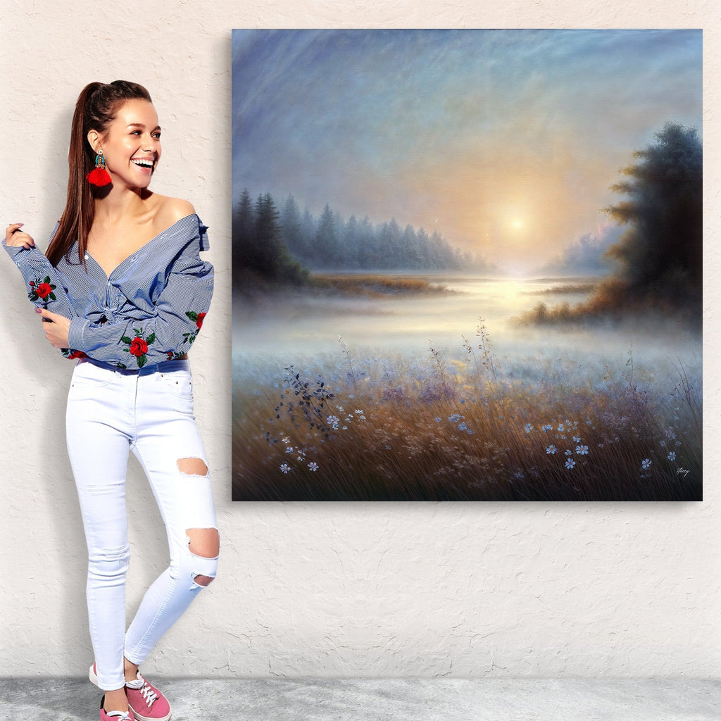 Canvas Print: Misty Serenade - PhishStones Products