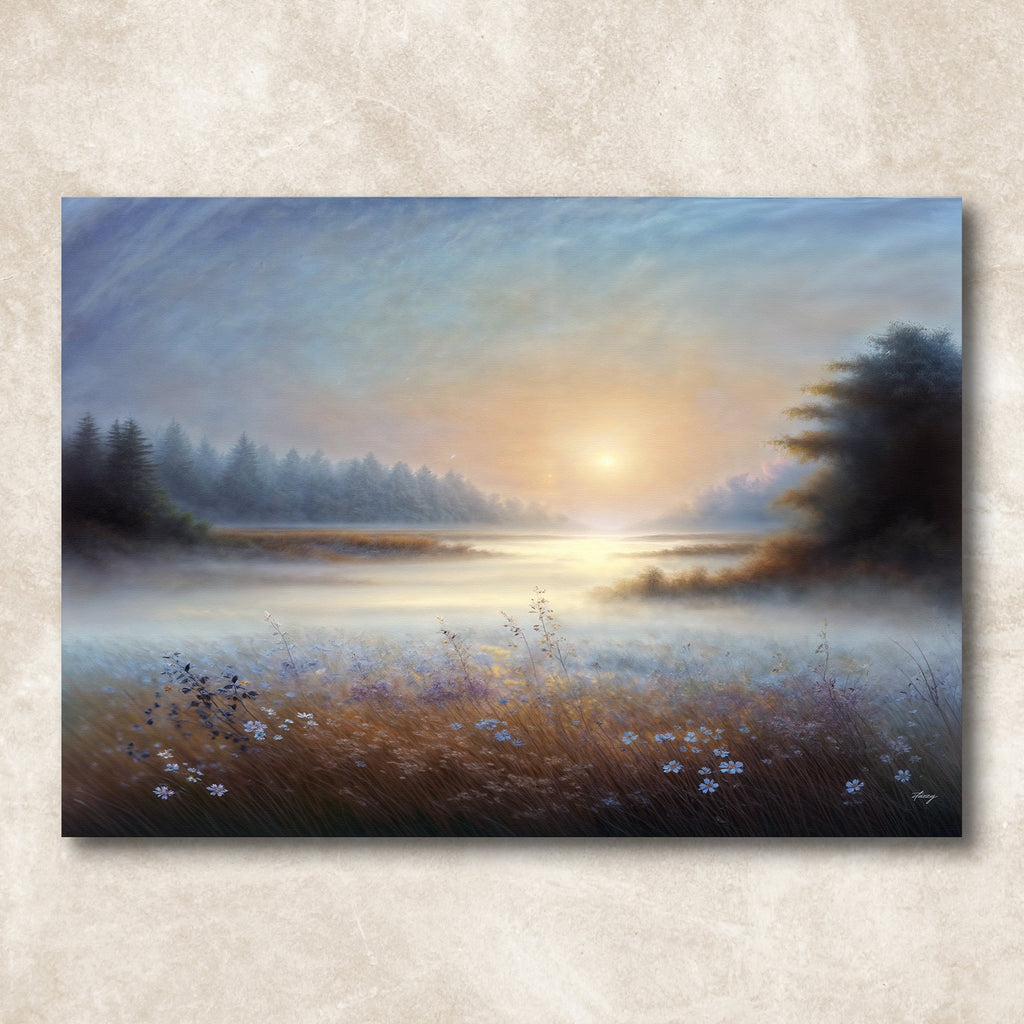 Canvas Print: Misty Serenade - PhishStones Products
