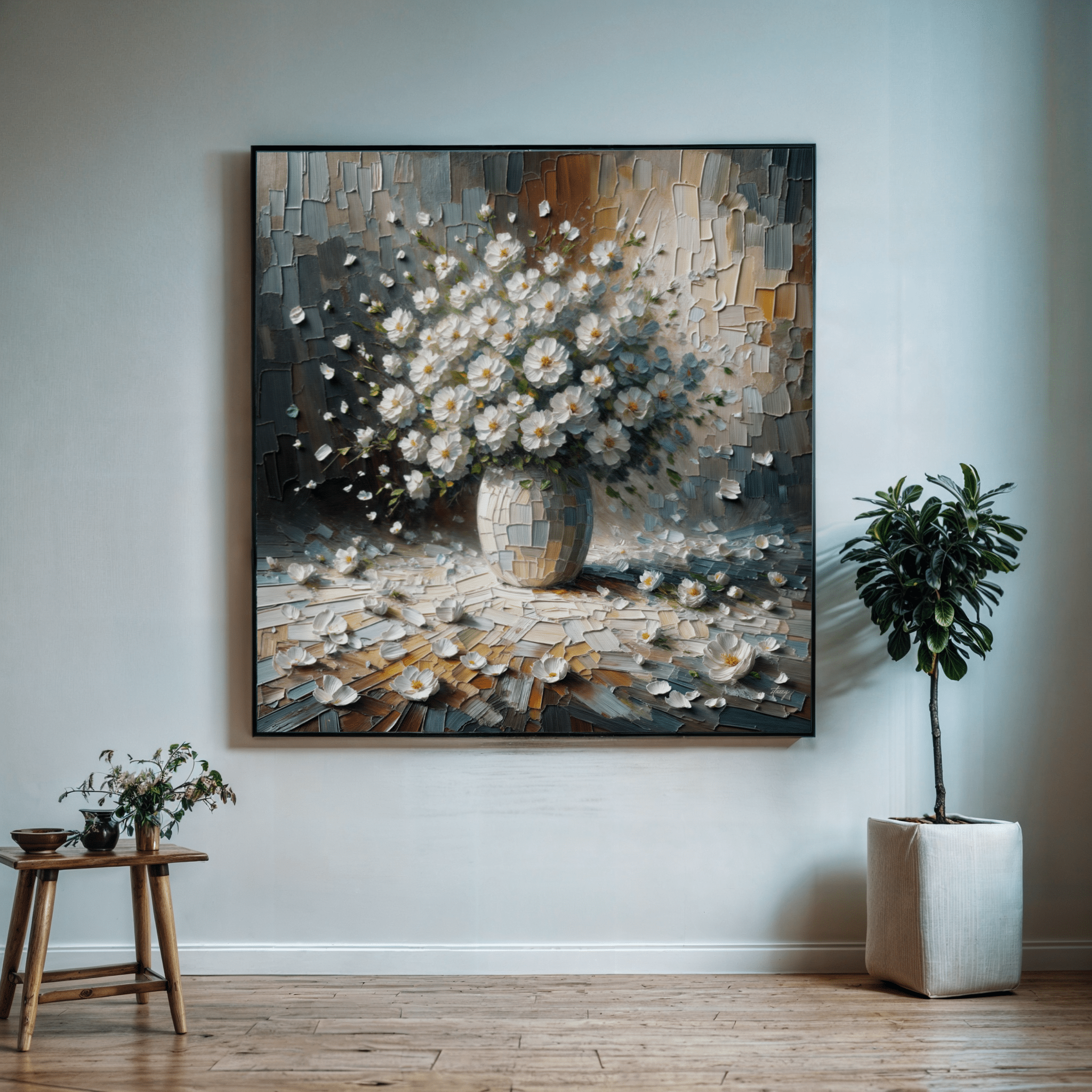 Canvas Print: "Porcelain Bloom" - PhishStones Products