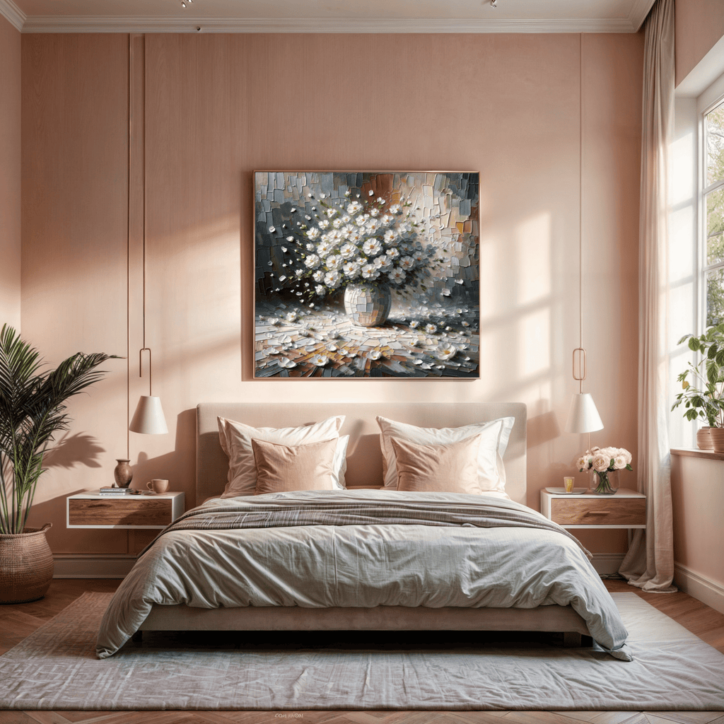 Canvas Print: "Porcelain Bloom" - PhishStones Products