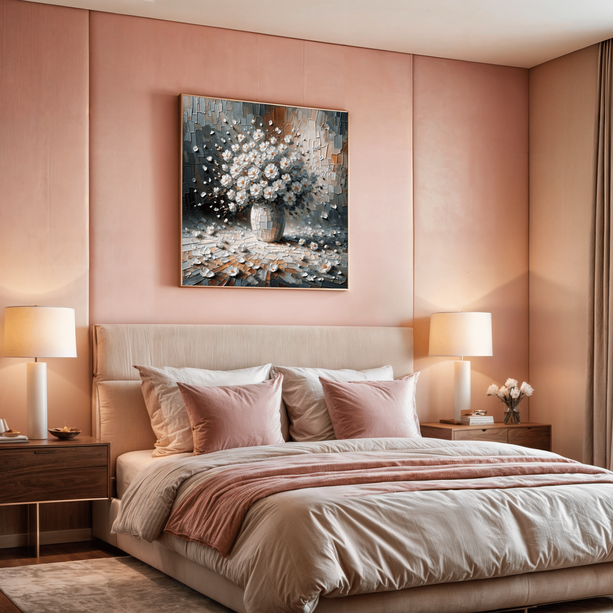 Canvas Print: "Porcelain Bloom" - PhishStones Products