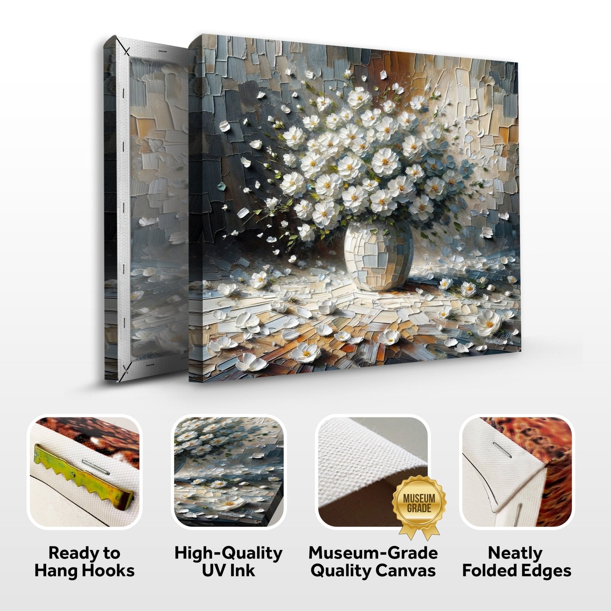 Canvas Print: "Porcelain Bloom" - PhishStones Products