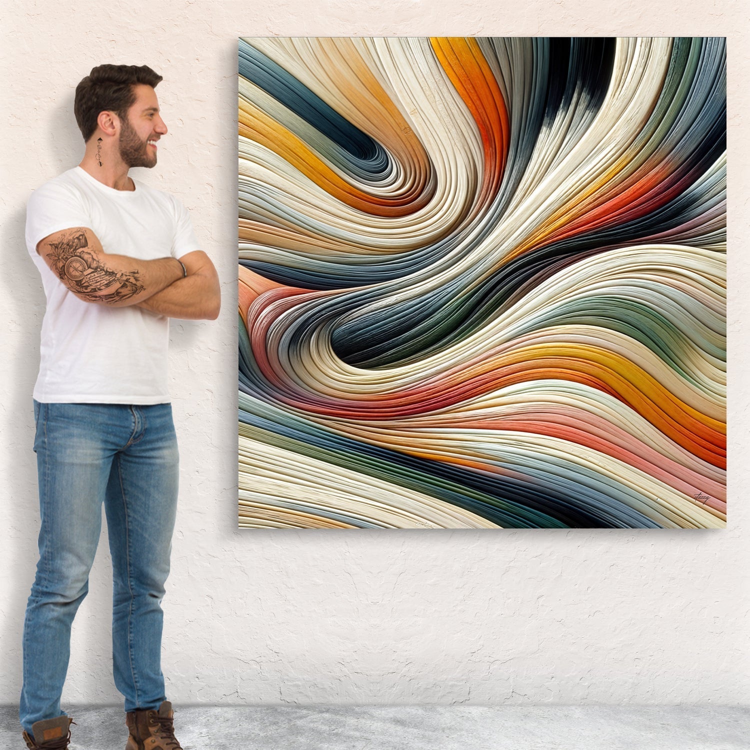 Canvas Print: "Spectral Swirl" - PhishStones Products