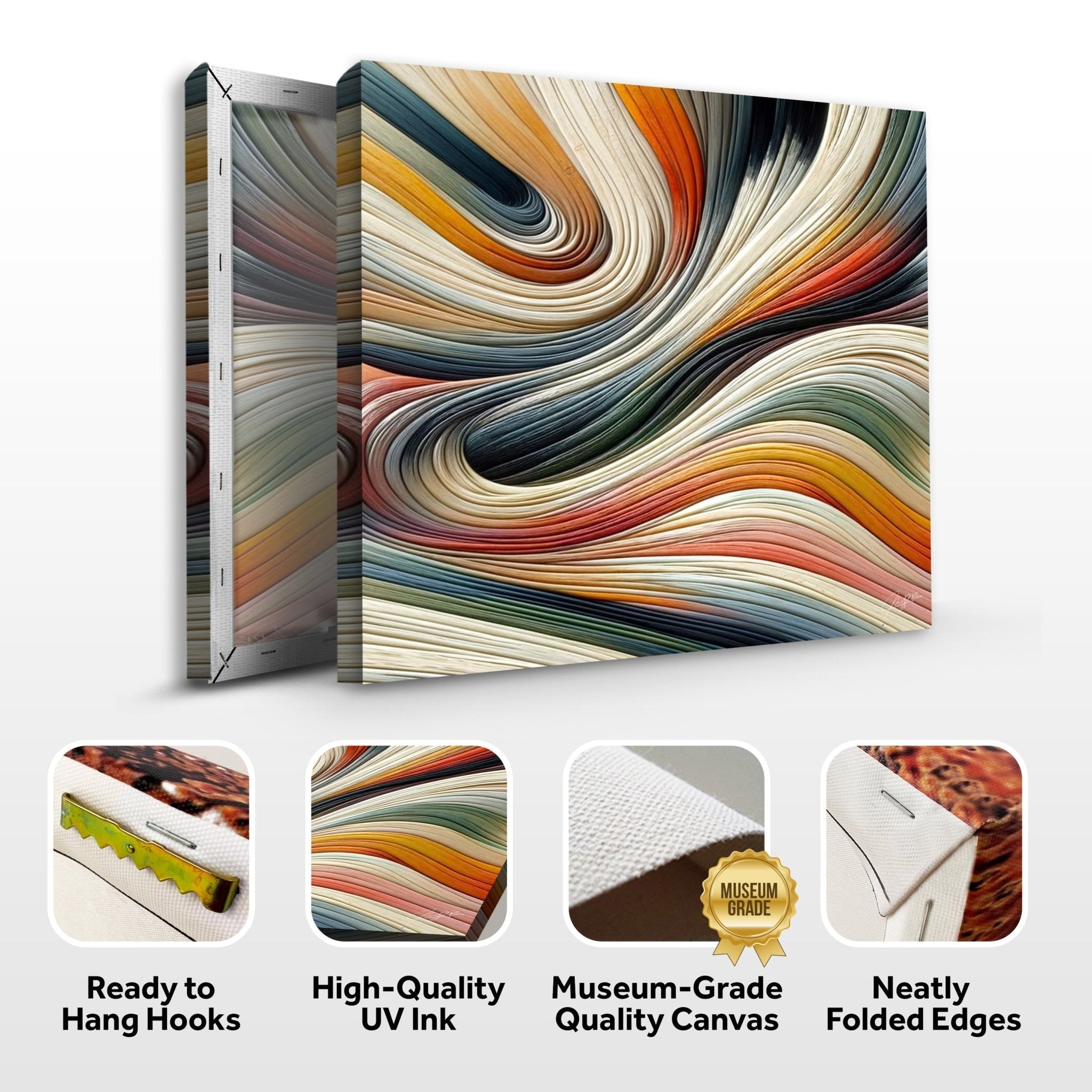 Canvas Print: "Spectral Swirl" - PhishStones Products