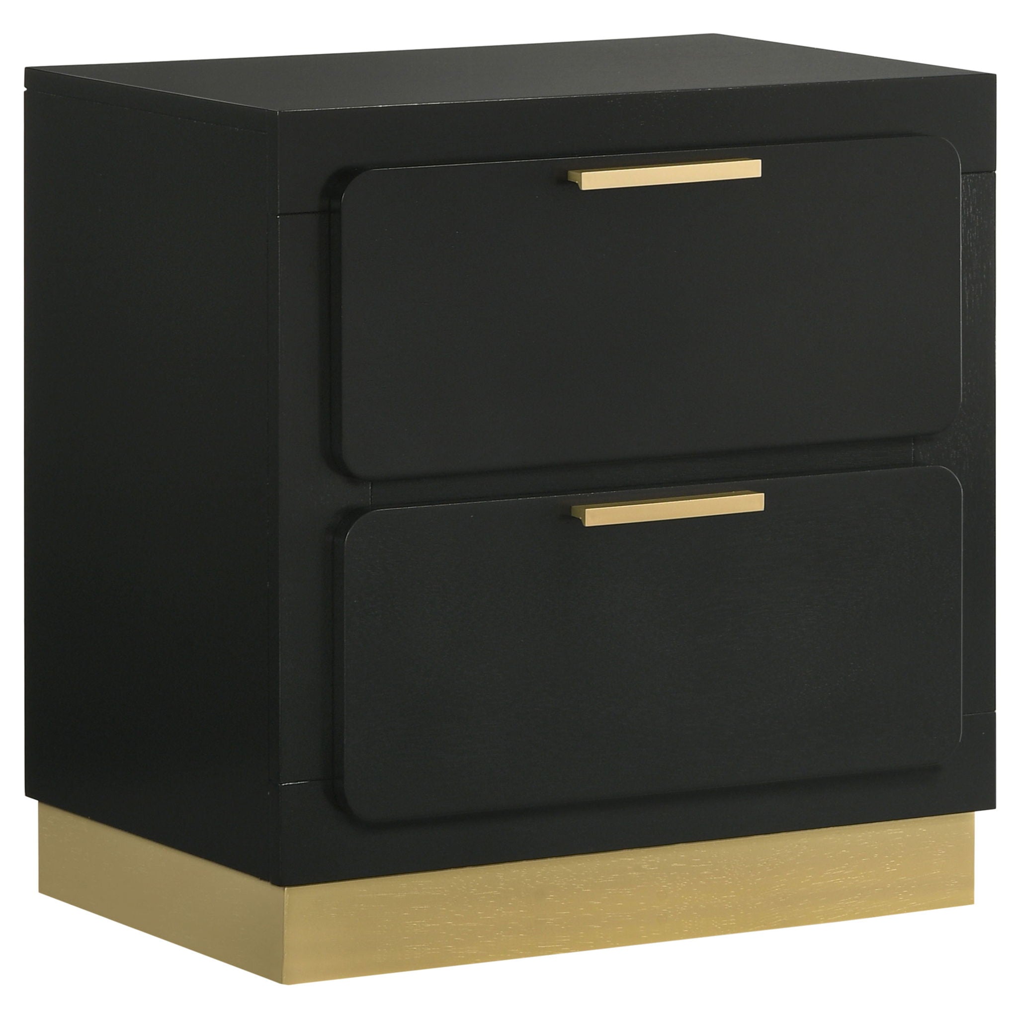 Caraway 5 - piece Eastern King Bedroom Set Black - PhishStones Products