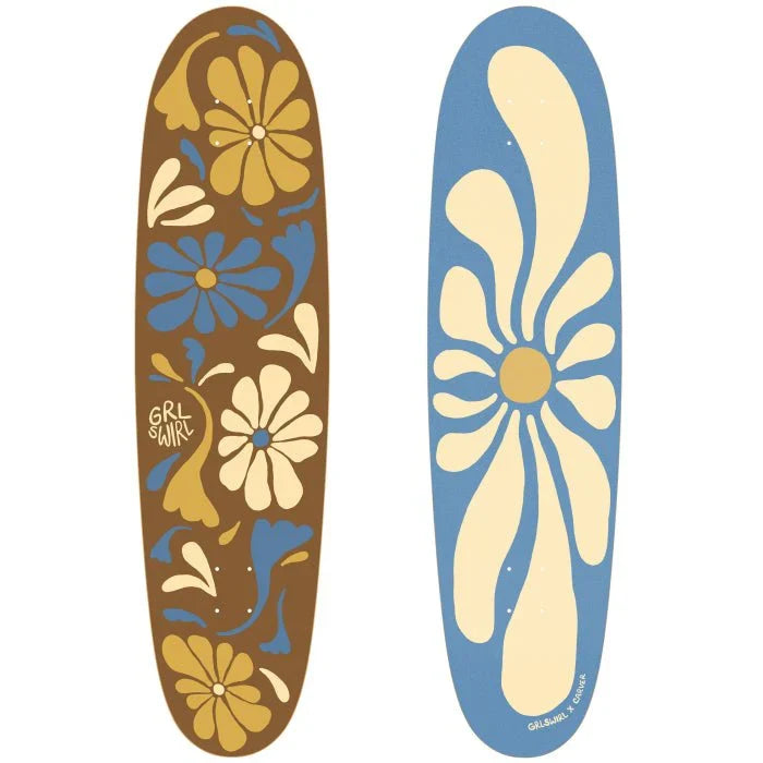 Carver GrlSwirl Longswirl Surfskate Deck (V5) - 38"