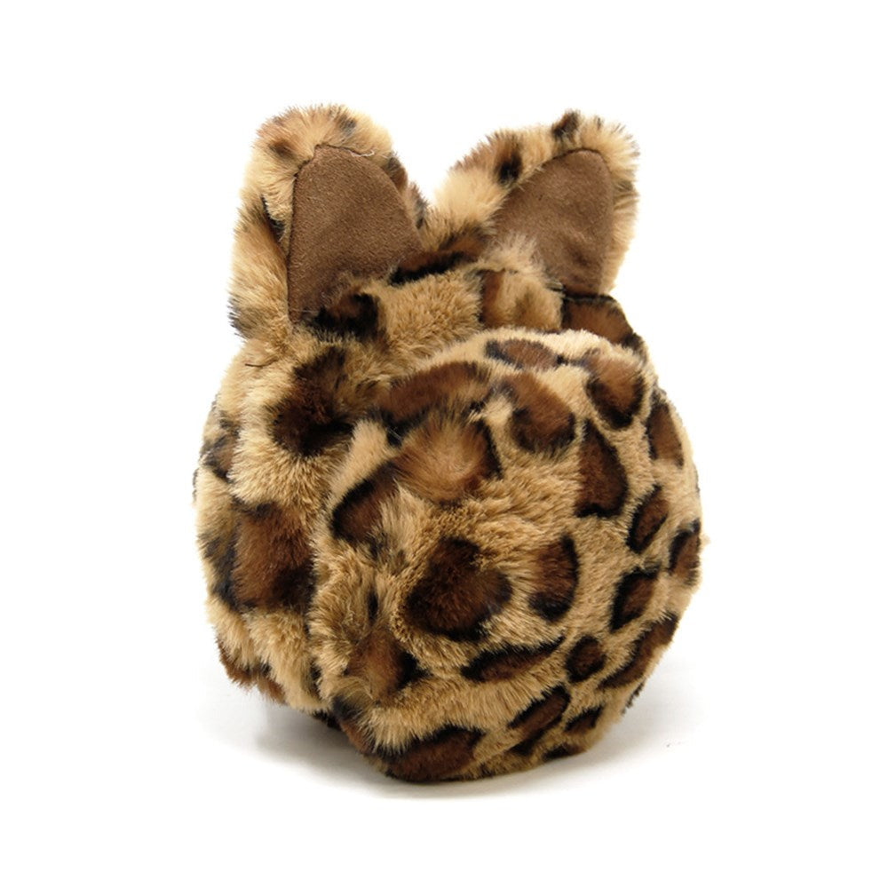 Cat Ear Leopard Faux Fur Earmuff Ear Warmer
