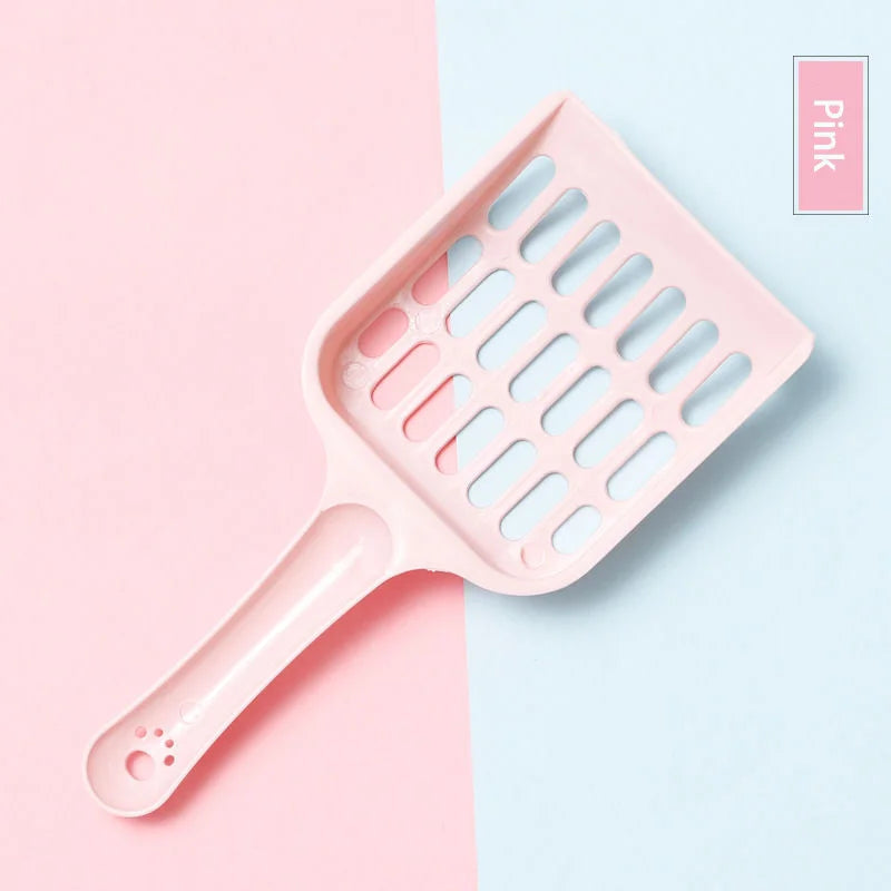 Cat Litter Scoop - Hollow Tofu Mesh Sifter, Lightweight Plastic, Multiple Colors - PhishStones Products