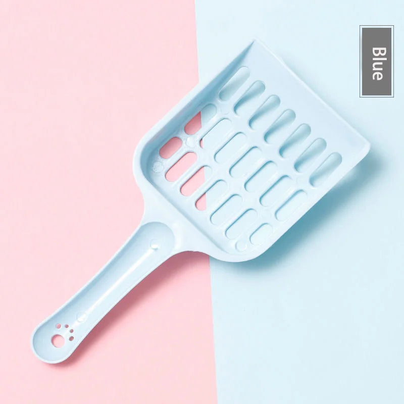 Cat Litter Scoop - Hollow Tofu Mesh Sifter, Lightweight Plastic, Multiple Colors - PhishStones Products