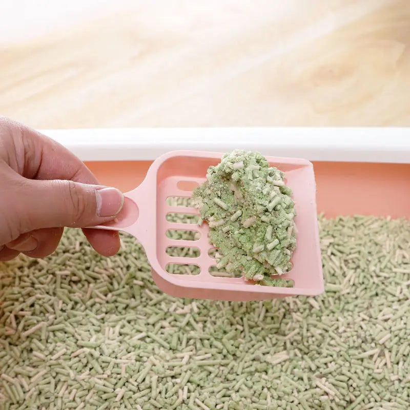 Cat Litter Scoop - Hollow Tofu Mesh Sifter, Lightweight Plastic, Multiple Colors - PhishStones Products