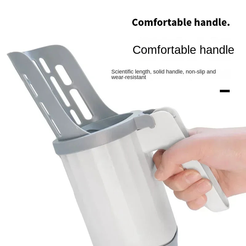 Cat Litter Scoop with Refill Bags - Self - Cleaning Litter Shovel with Waste Bin - PhishStones Products