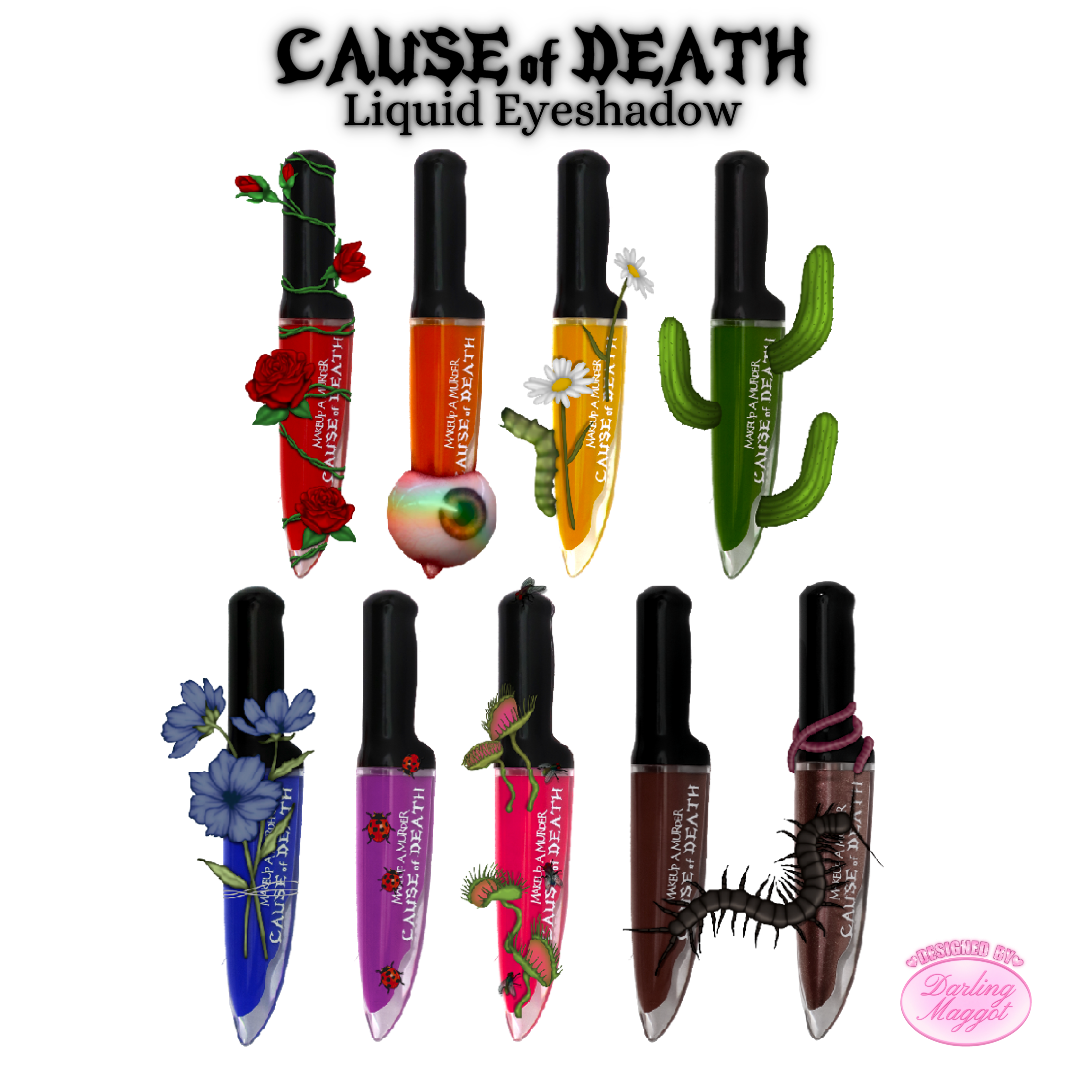 Cause of Death Liquid Eyeshadows: Singles - PhishStones Products