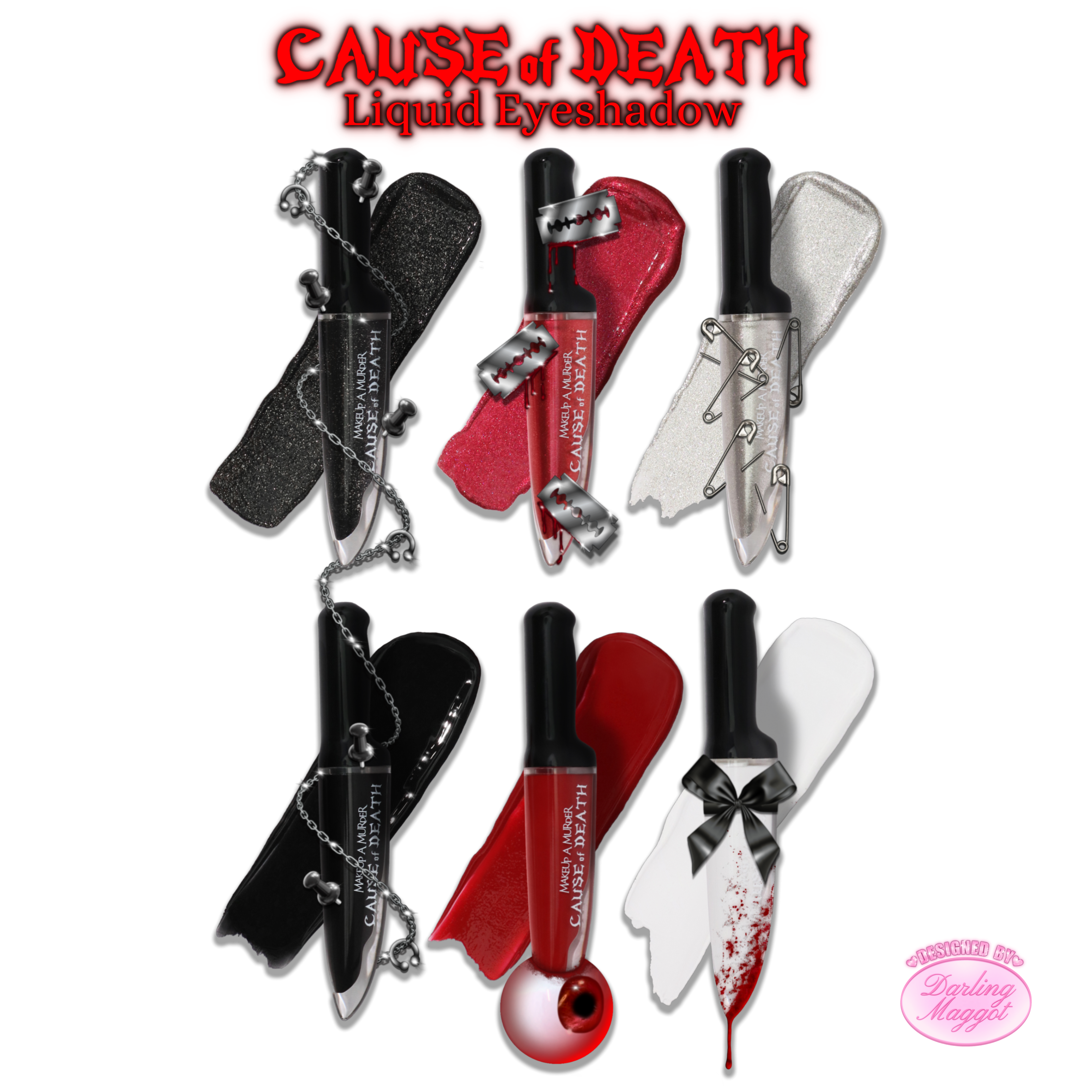 Cause of Death Liquid Eyeshadows: Singles - PhishStones Products