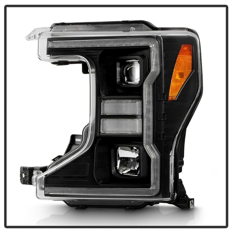 SPYDER Signature 20-22 Ford F250/F350 (Halogen) Proj. Headlights - Black (PRO-YD-FS20HALSI-SEQ-BK) 5088628