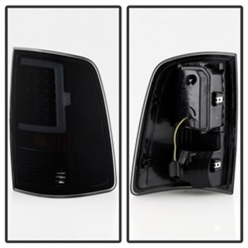 SPYDER xTune 13-18 Dodge Ram 1500 (LED Model Only) LED Tail Lights - Blk Smk (ALT-ON-DRAM13V2-LBLED-BSM) 9041020