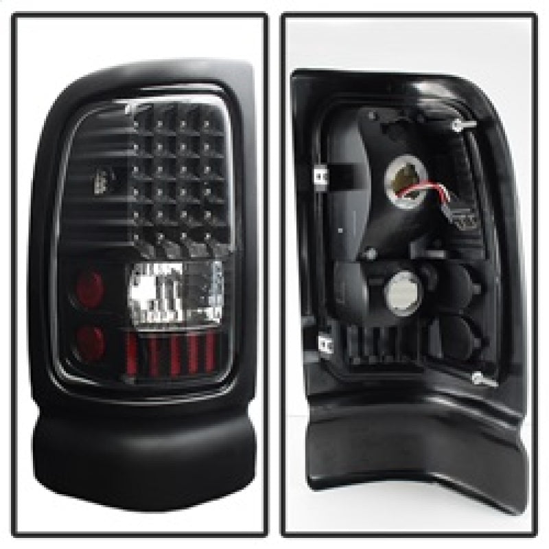 SPYDER Xtune Dodge Ram 1500 94-01 / Ram 2500/3500 94-02 LED Tail Lights Black ALT-ON-DRAM94-LED-BK 5012777