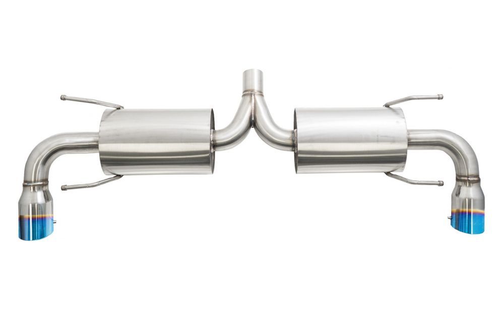 Megan Racing Exhaust System CBS for 2003-2008 Mazda RX-8 T-304 Stainless Steel Burnt Tip