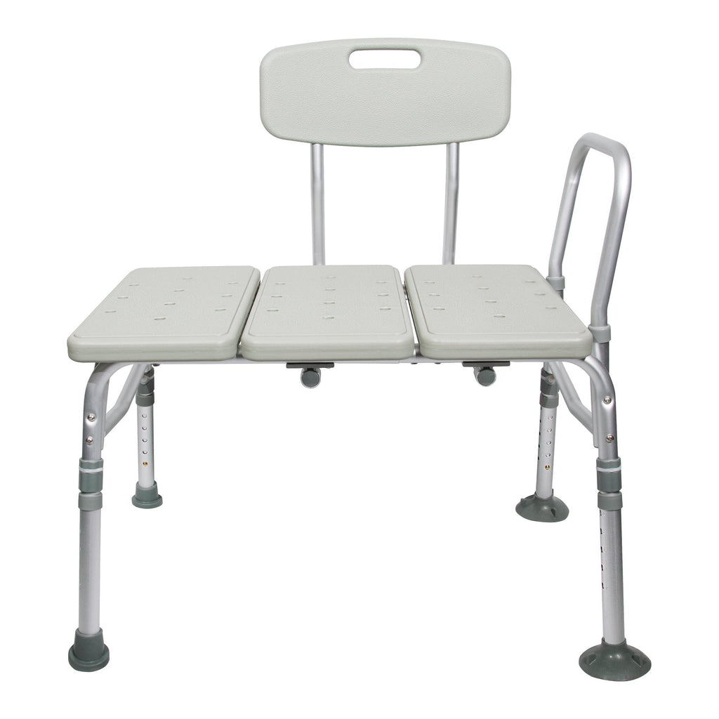 McKesson Aluminum Transfer Bench with Reversible Back 146-RTL12031KDR