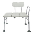 McKesson Aluminum Transfer Bench with Reversible Back 146-RTL12031KDR