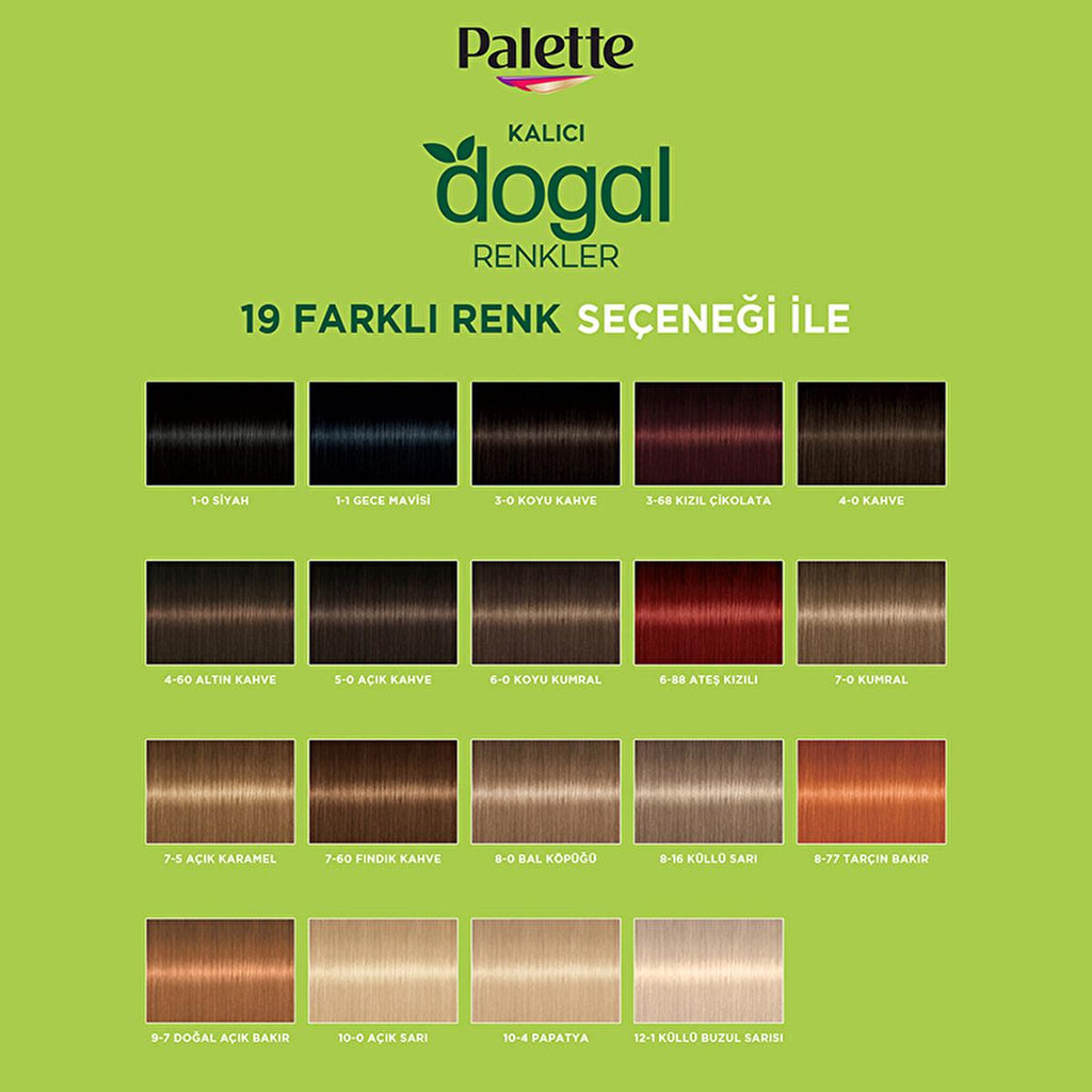 Palette Natural Light Blonde Hair Dye 10-0 - Permanent, Natural Ingredients Enriched Formula