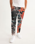 STREATWEAR GRUNGE RED AND BLACK CREATED FLIPSTYLEZ Men's Joggers