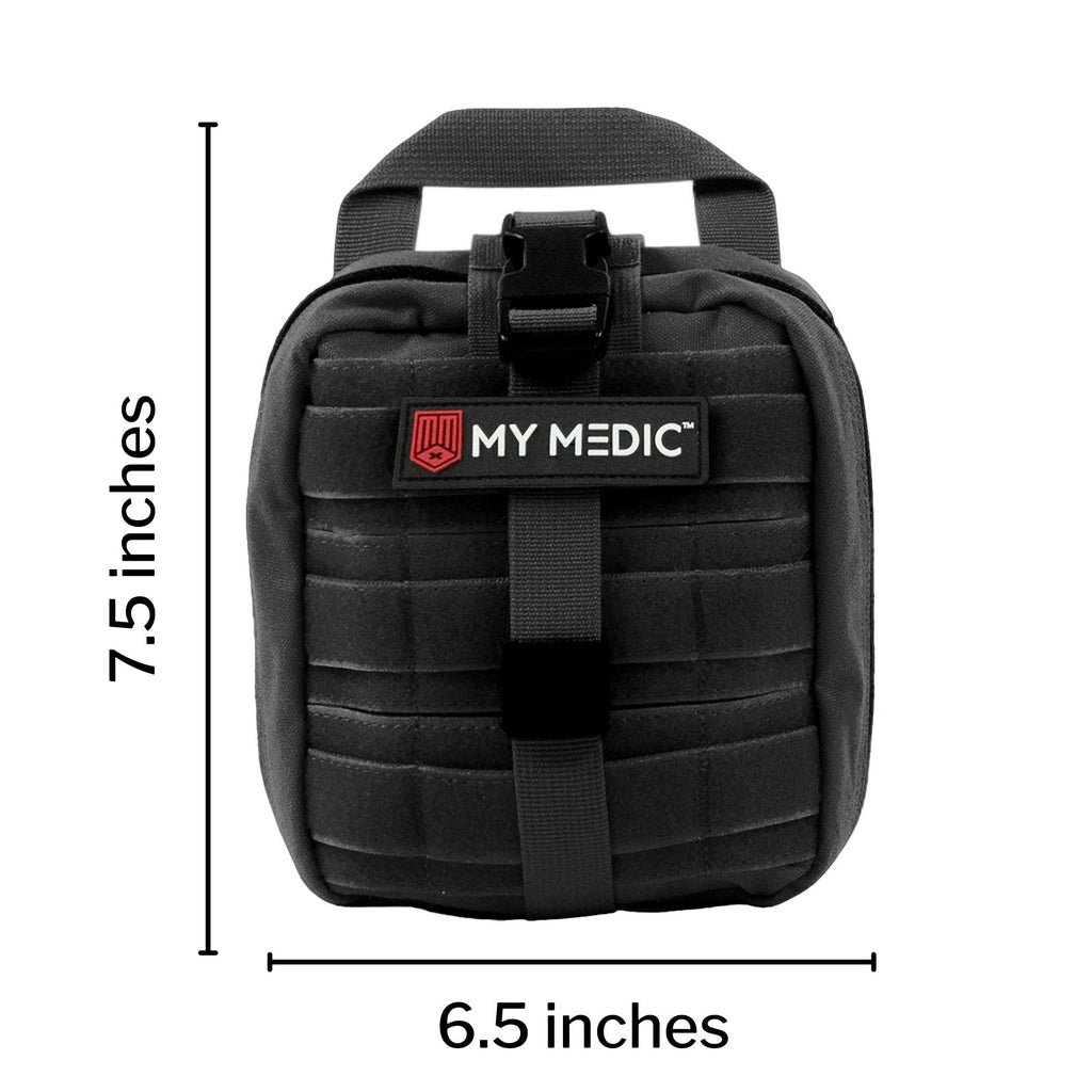 My Medic MYFAK Pro First Aid Kit, Trauma & Medical Supplies for Survival, Black MM-KIT-U-MED-BLK-PRO-V2