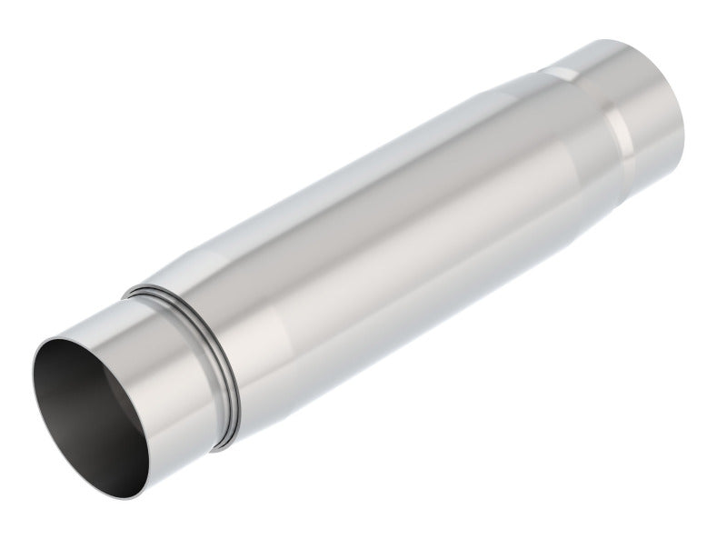 Borla CrateMuffler Resonator Option 3in Center/Center 3.5in Round x 10in - Null Sound Center/Center 400939