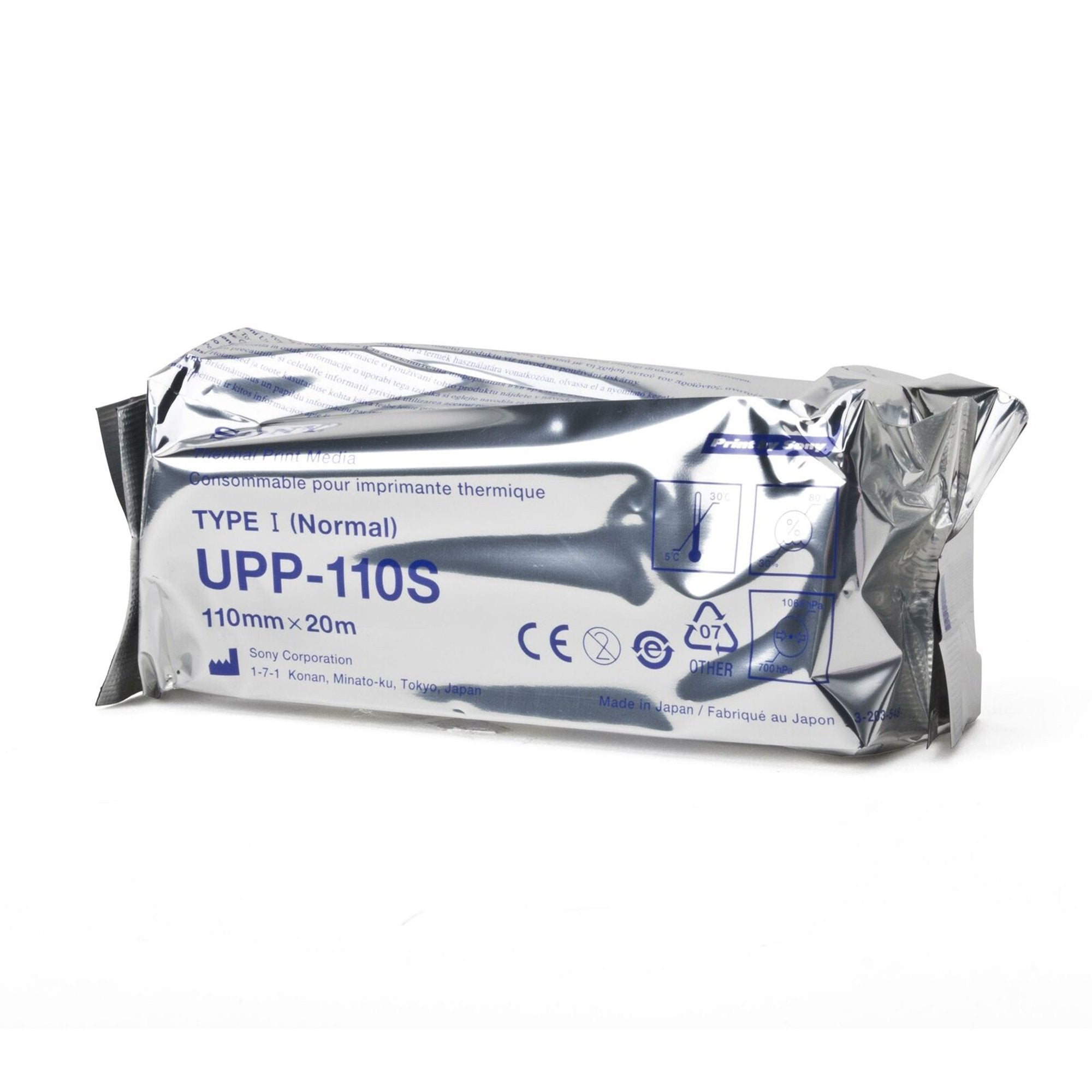 Ultrasound Video Paper Sony® Roll Black and White Standard Without Grid 30751534