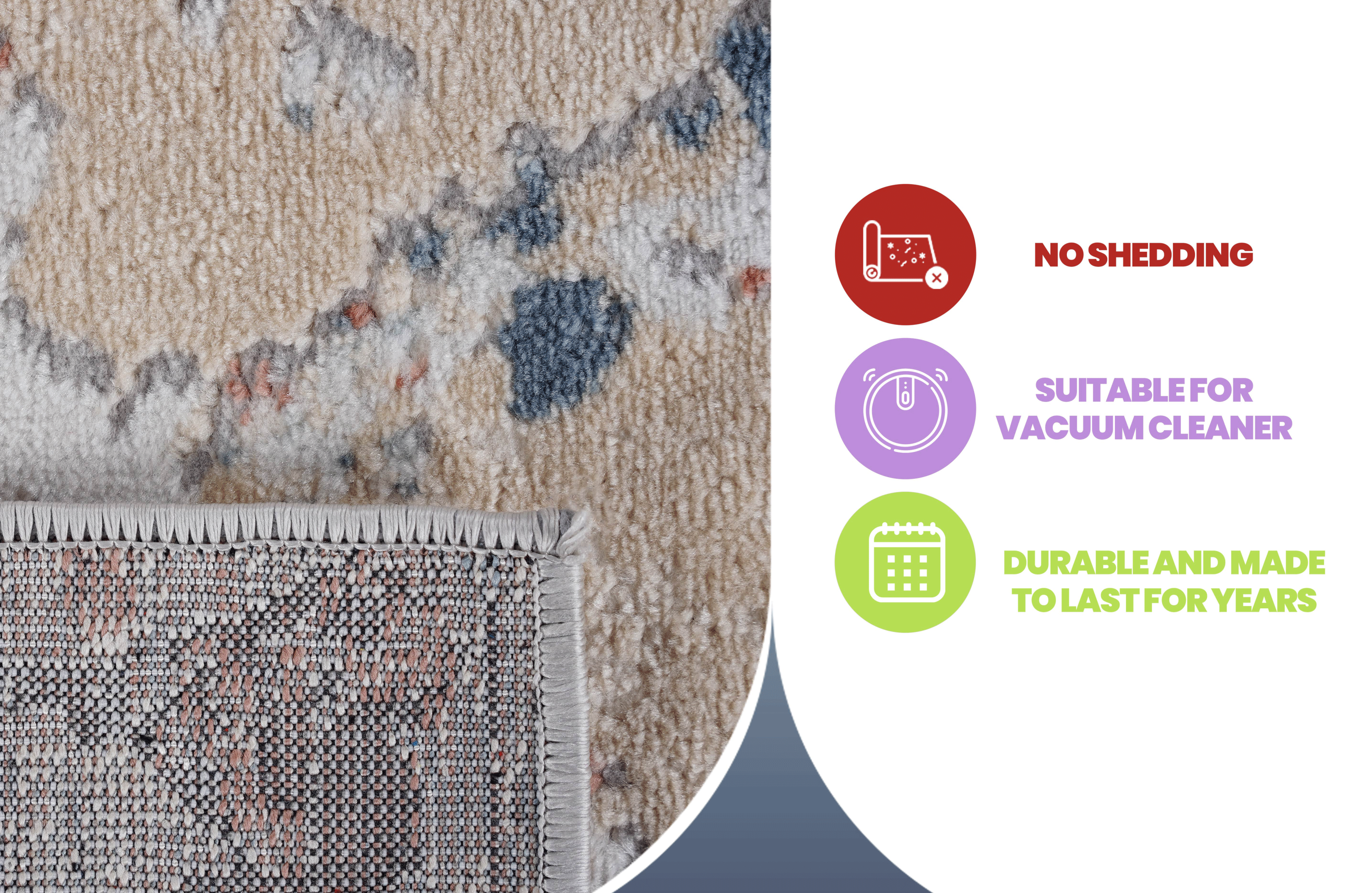 NAAR MARFI Collection 2X8 Multi / Contemporary Runner Rug