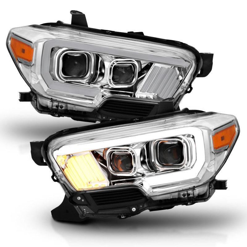 Anzo  2016-2017 Toyota Tacoma Projector Headlights w/ Plank Style